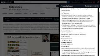 CB Insights Demo: Instant Insights