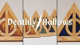 Deathly Hallows Bookends! What's Your House Colour? | Woodturning