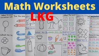 Math Worksheets for Lkg / Math Worksheets / Lkg Math Worksheets/ Lkg Class Math