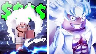 Spending Robux To Unlock 0.1% GEAR 5 LUFFY..?  (Anime Spirits)