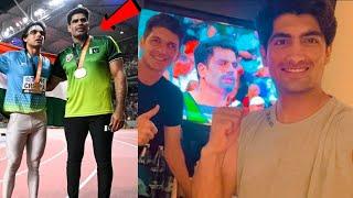 Pakistani cricketers reaction on Arshad Nadeem Gold Medal in Olympics Javelin throw