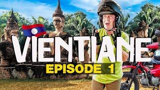 STRESSFUL Border Crossing VIENTIANE  LOST in LAOS Ep:1