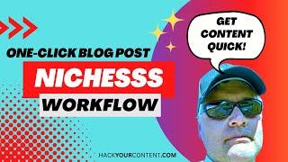 Nichesss AI Writer 1-click blog post feature review - content that ranks!