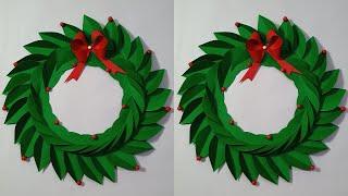 Christmas Decoration Ideas Using Paper | DIY Christmas Wreath | Christmas Craft Ideas | Paper Crafts