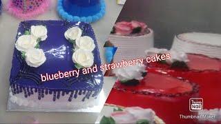 icing cake decorations #Ashokan chalil #blueberry and strawberry cakes