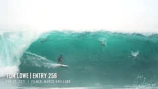 Tom Lowe at Pipeline, February 13, 2021