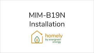 4 - Samsung MIM-B19N installation