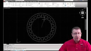 Polar Array Command with AutoCAD