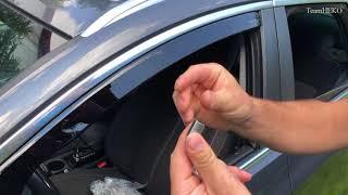 How to install wind deflectors TeamHEKO