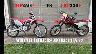 Trail Wars: CRF250F VS CRF230F