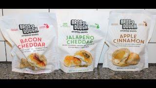 Bros ‘n Dough Stuffed Bagel: Bacon Cheddar, Jalapeño Cheddar & Apple Cinnamon Review