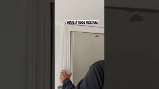 How to fur out casing for sunken drywall. #diy #remodeling #carpentry #remodeling