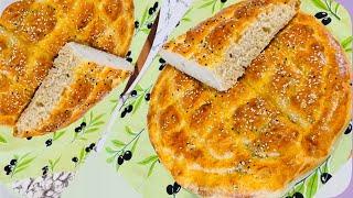 Turkish Pide (#soft  #fluffy )Bread #طرز #تهیه #نان #پیده #ترکی#نرم و #خوشمزه