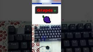 Draw Grapes in MS Word with Just a Shortcut – You’ll Be Shocked How Easy It Is! #msword #shortcut