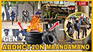 GEN Z maandamano leo live | nairobi live situation @bd#ction maaadamano  | gen z dem0nstrations |