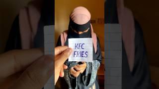 Ramzan special Kfc fries #ramadanrecipes #ramadan #recipe #ramadanrecipes #hijabi  #cooking #ramzan