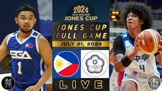 JONES CUP 2024 LIVE: PHILIPPINES VS ROC-A (JULY 20, 2024)