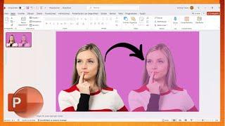 Cómo HACER una IMAGEN TRANSPARENTE en POWERPOINT [Fácil y rápido]  @DomingoenlaRed