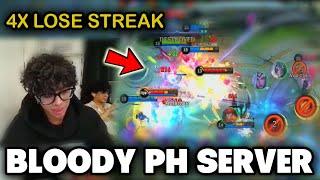 LOSING STREAK! THIS IS WHY PRO PLAYERS CHOOSE PH SERVER TO PRACTICE...