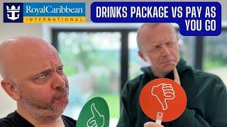 Royal Caribbean Drinks PACKAGE vs Pay As You Go Comparison, which is BEST?