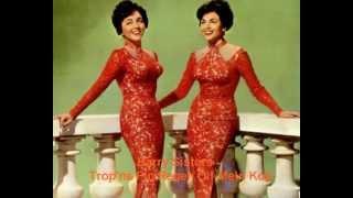 Barry Sisters - Trop'ns Fin Regen Oif Mein Kop (yiddish cover of raindrops keep falling on my head)