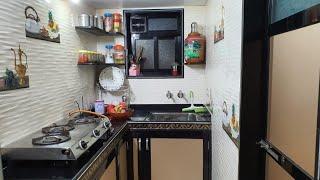 Small Kitchen Tour l How I Organise My Small Indian Kitchen