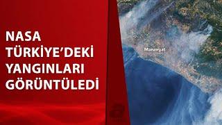 NASA uydusu ile Türkiye’deki yangınları görüntüledi | A Haber