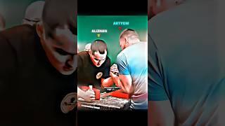 Morozov vs Alizhan//"Will the day come when we see this epic rematch again?"#armwrestling