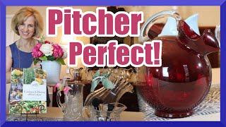 Sharing my pitcher collection along with creative uses and great gifting!