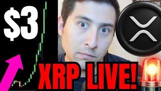 XRP RIPPLE BREAKING $3 LIVE NOW?!(XRP PUMP IT UP FAST)