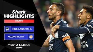 Melbourne Victory v Melbourne City  - Shark Highlights | Isuzu UTE A-League 2024-25 | Round 09