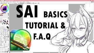 【Paint Tool SAI】 Beginners guide & Basics