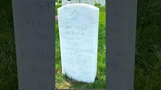 U.S Marine World War II Iwo Jima American Flag Placer Michael Strank Grave