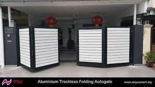 An Yu Aluminium Trackless Folding Autogate | Au Yu Smart Gate