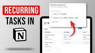 The Easiest (New) Way To Create Recurring Tasks in Notion