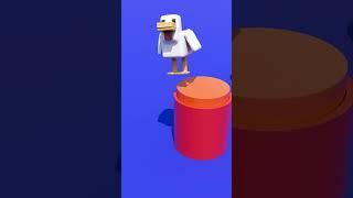 Minecraft RTX : Chicken Jockey | Ping Pong 3D Game #minecraft #shorts