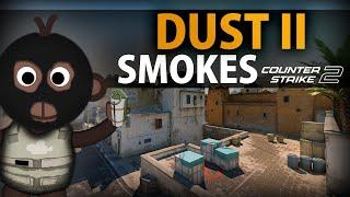 CS2 - Essential Dust2 Smokes (2023)