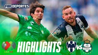 Resumen, Rayados 1-1 Santos: Liga MX