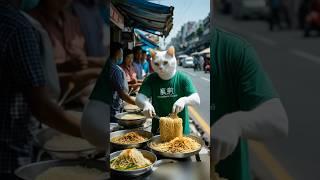 Poor Catselling NOODLES #explore #cat #catstory #aianimal #aianimals #catai #viralshort #fy