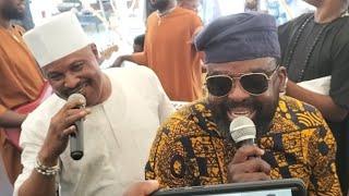 Who Does it better As Kunle Afolayan & Saheed Balogun Compete On Stage