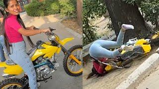 Finally riya ki dirt bike aagai