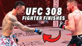 UFC 308 Fighter Knockouts & Submissions