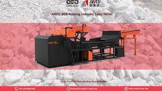 AMD® KD8 Optical Color Sorter Mineral/Mining Industry Processing Machine for Large Size Ore Sorting