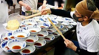 It's hard to believe it's 6:00 in the morning! It's amazing to see the $4 per bowl ramen stacked up!