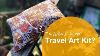 What's in my travel art kit?