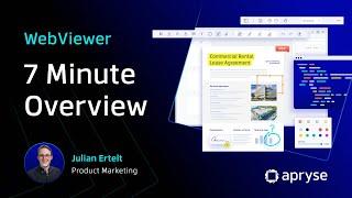 Apryse WebViewer in 7 Minutes - View, Annotate, Edit PDF, Office, images, Signatures, Redaction