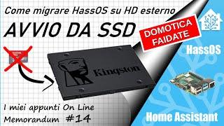 Home Assistant - Boot HassOS from SSD - Come avviare HassOS da Hard Disk - ep.14