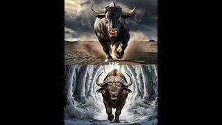 black bull vs African buffalo