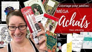 [ MÉGA Haul ] Achats ️ Unboxing️ Coloriage pour adultes ️