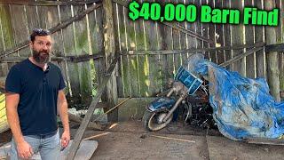 70 Year old Harley Pan head Barn find, will it Run?